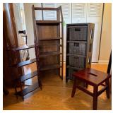 Shelves and Step Stool