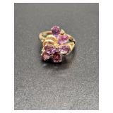 14K Gold Multi-Stone Ring