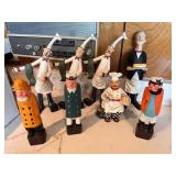 Figurines Including Chefs, Waitstaff & Sea Captain