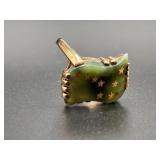 10K Gold Star-Pattern Ring
