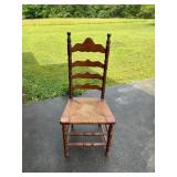 Vtg Wooden Ladderback Chairï¿½15x26x42.5
