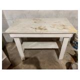 Rustic Wooden Utility Tableï¿½36ï¿½18.75ï¿½27.5
