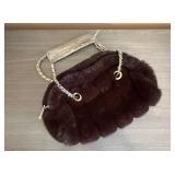 Brown Faux Fur Bag