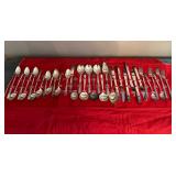 Vtg Oneida Silverplate Flatware Set