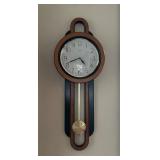 Linden Wall Clock w/Pendulumï¿½12x3x31