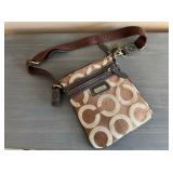 Coach Brown Signature Crossbody