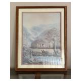 Framed Arnold McDowell Printï¿½23ï¿½29