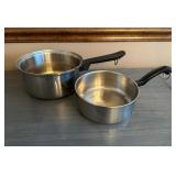 Stainless Steel Saucepansï¿½1.5 & 2 qt.