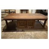 Vtg Wooden Coffee Tableï¿½54x24x16