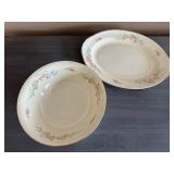 Eggshell Nautilus Platter & Bowl