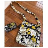 Vera Bradley Quilted Bag and Wallet Set