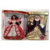 1994 and 1996 Barbie Happy Holidays Dolls