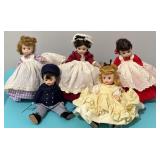 Five Madame Alexander Dolls