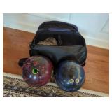 Bowling Balls With Carry Bag