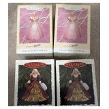Hallmark Barbie Ornament Set of 4
