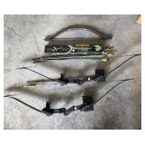 Three Bows with Arrows