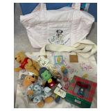 Disney Collectible Plush and Ornaments Lot