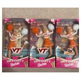 University Barbie Dolls, VT and Tennessee