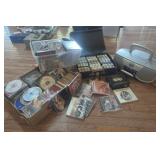 CDs, Cassettes, and Player