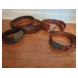 Hand Tooled Belts Size 42