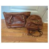 Fossil Brown Bag and Wallet Set