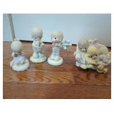 4 Precious Moments Figurines