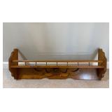 Wooden Wall-Mounted Plate Rack