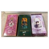 Three Barbie Collectibles Dolls