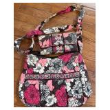 Vera Bradley Quilted Bag and Wallet Set
