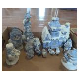 Snowman Figurine Collection Set