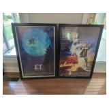 Framed E.T. and Back to the Future Posters