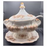 Floral Porcelain Tureen Set