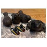 Small Cast Iron Animal Figurines