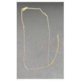 14K Gold Chain Necklace