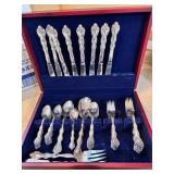 Silverplated Flatware Set in Box