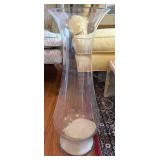 Clear Glass Vase, 23.5 Inches
