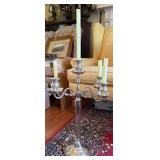 Silver Five-Arm Candelabra
