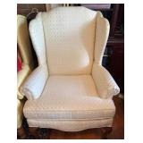 Cream Wingback Armchair