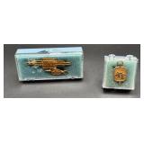 Fraternity Sorority Pins in Cases