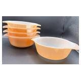 Anchor Hocking Fire-King Peach Glow Bowls