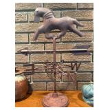 Metal Horse Weather Vane, 20 Tall