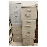 3 Metal Filing Cabinet