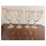 4 Irish Coffee Glasses