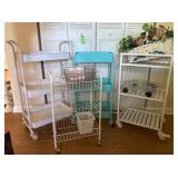 Four Rolling Storage Carts