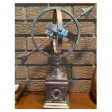Metal Armillary Sphere Sculpture