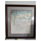 Winter Print Signed & Numbered by R. Dayton