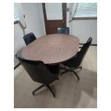 Chromcraft Mid Century Dining Table and 4 Chairs