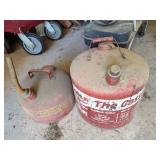 2 Vintage Eagle Gas Cans