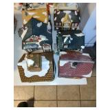 6 Christmas Village Buildings