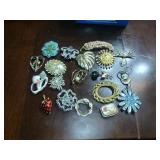 Collection of Vintage Brooches